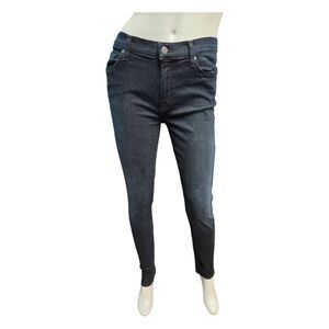 7 For All Mankind Black Skinny Jeans Size 31